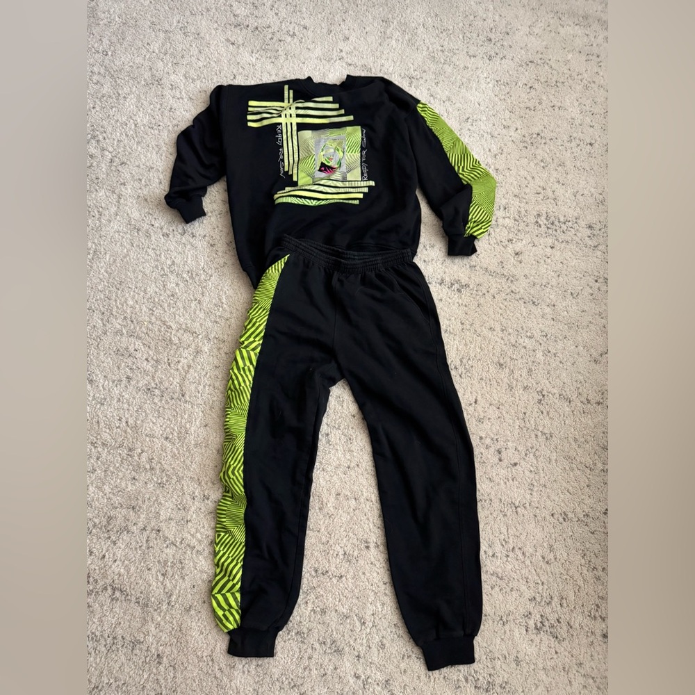Vintage Maier Graphic Sweatsuit Sz XL Mens Sports Ski